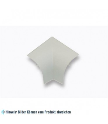 Abgerundete Außenecke - kleines Modell PVC - RAL 9002