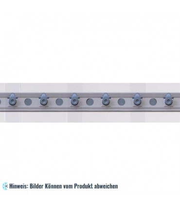 Montageprofil mit Haken - L 2890 mm Streifen 190x2 mm / 40%-80% Überlappung