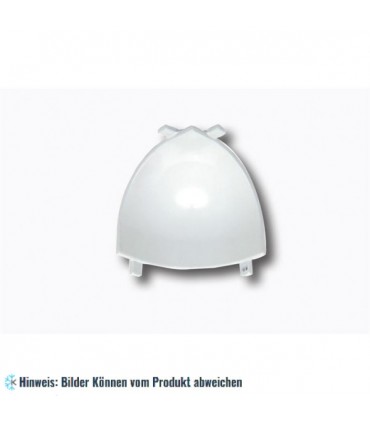 ALU Muschelform fur kleine abgerundete Ecke - RAL9002