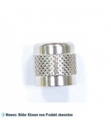 Bördelkappe 5/16"SAE mit Dichtung WIGAM CP5/16" (Kappe für Schraderventil, Endkappe, Verschlusskappe, Schraderventilkappe)