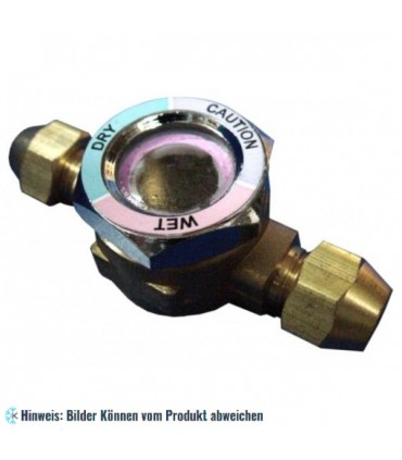 Schauglas Universal S04, 1/4 x 1/4" SAE, Bördelanschlüsse + Mutter