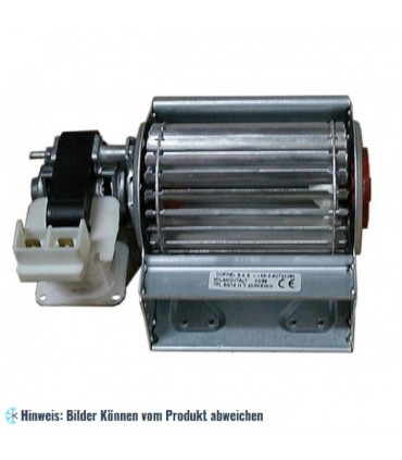 Querstromlüfter, Turbine 60x60mm, 230V/1/50Hz, 12 W, Motor rechts