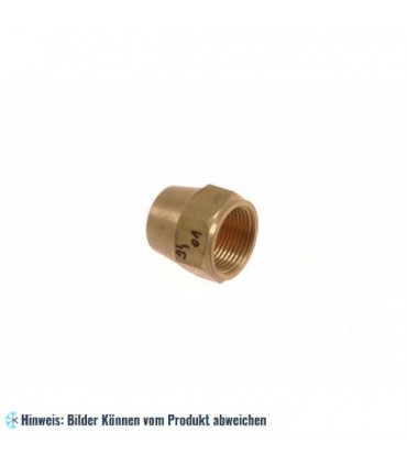 Bördelmutter / Überwurfmutter Gewinde 3/4" Lochgröße 19.05 mm (3/4")