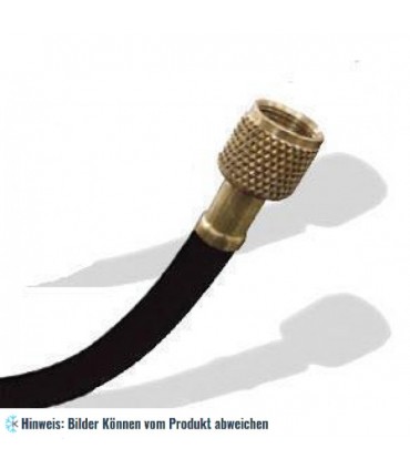 Füllschlauch schwarz 3/8" SAE Anschlussmuttern- 90 cm