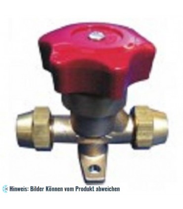 Absperrventil Bördelanschlüsse 5/8" SAE mit Bördelmuttern