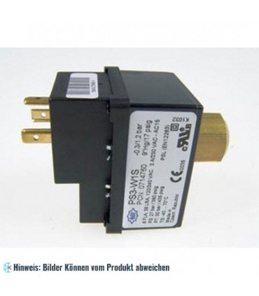 Druckschalter ALCO Niederdruck, PS3-W1S,-0,3/1,2 bar, Autoreset, 0714760