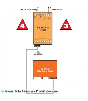 Bus Adapter 150 mit 2,5m TTL-Kabel Eilwell BA10000R3703