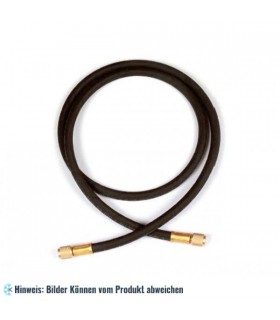 Füllschlauch HD 150cm schwarz 1/4 SAE, Anschlüsse gerade x gerade WIGAM HDSS/4-4/60