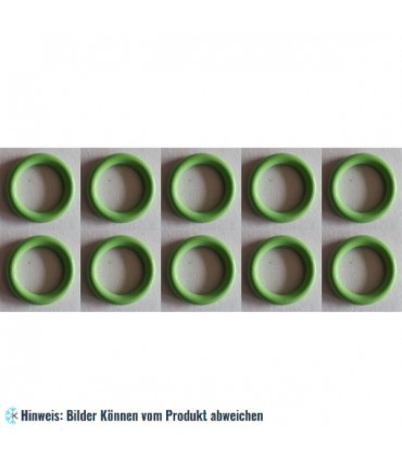 O-Ringe 15 x 2 mm Set (10 Stk) HNBR Gummi, für KFZ-Klimaanlagen R12 & R134a