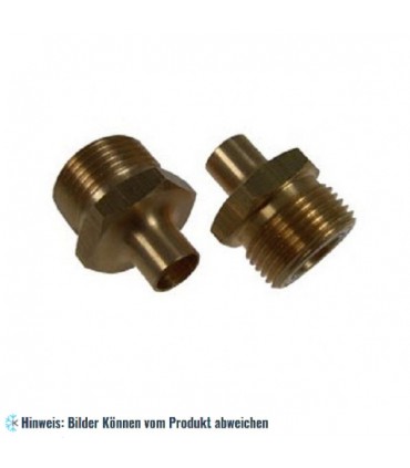 Lötadapter Rotalockventil, 1" - 12 mm für Kompressoren