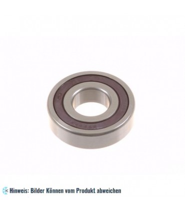 Kugellager, mit einseitiger, schleifender Gummidichtung 6306 RS (30 x 72 x 19 mm)