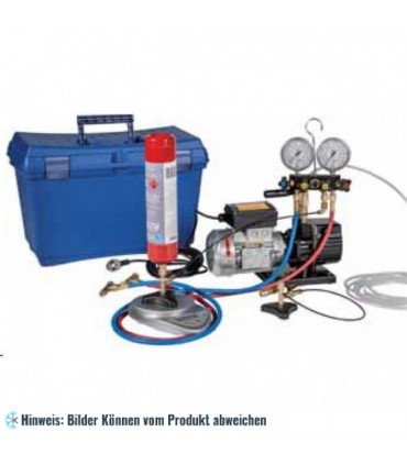 Vakuumpumpe mit ATEX-Motor RS3D-EX und Befüllungskit für R600a-R290-R1270 Wigam K-EX-46D/D6