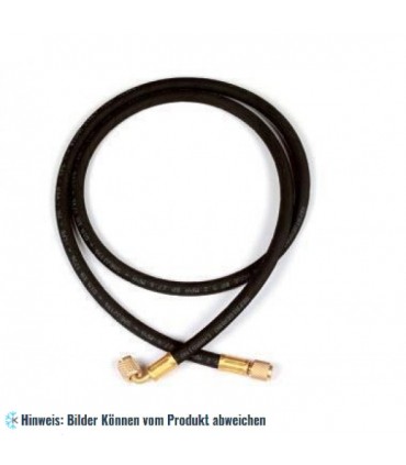 Füllschlauch "HD" 150cm, Anschlüsse gerade x 90° WIGAM HDSL/4-4/60