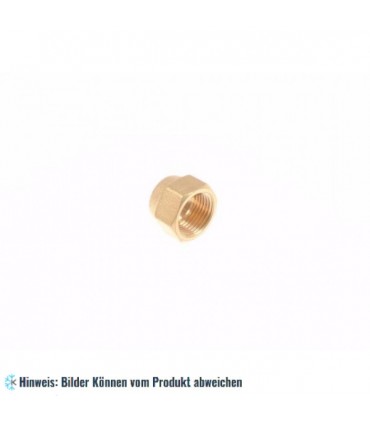 Bördelmutter / Überwurfmutter Gewinde 5/8" Lochgröße 12 mm