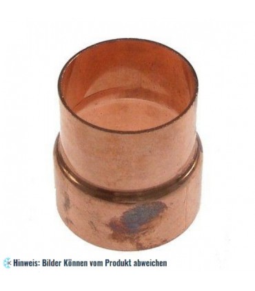 Kupfer Reduziermuffe a/i 76 - 64 mm, 5243