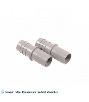 Ablaufschlauch Kupplung 23 x 23 mm, Doppeltülle, Kunststoff