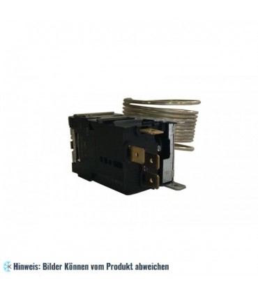 Servicethermostat Danfoss 077B7003, Kapillarrohr 1,6 m, automatische Abtauung