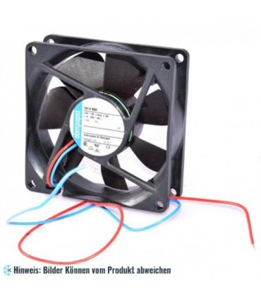 Axialventilator EBM 8414NGH, 80 x 80 x 25 mm, 24 V, 3600 U/Min