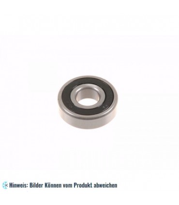 Kugellager, mit einseitiger, schleifender Gummidichtung 6304 RS (20 x 52 x 15