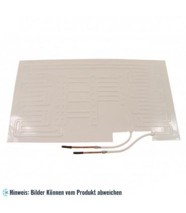 Verdampferplatte 340 x 630 mm, Auslaufrohr, POLAR