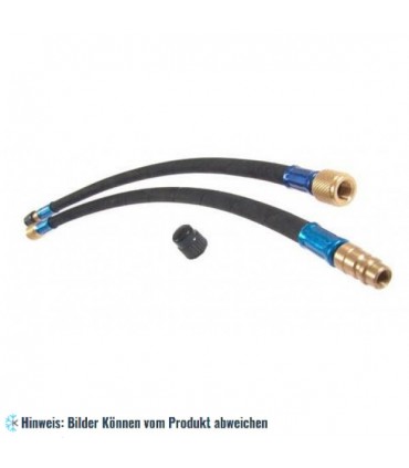 Füllschlauch Niederdruck 450 mm 1/4" SAE + Schnellkupplung