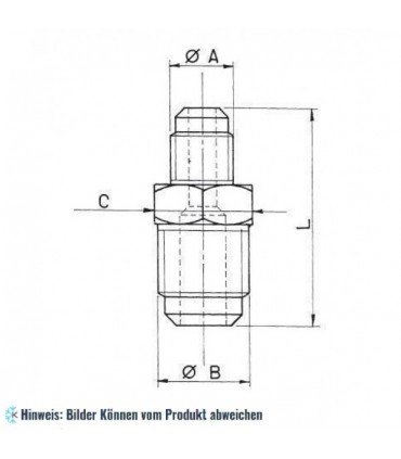 Reduziernippel Set 5 Stück 1/2"SAE x 5/8"SAE WIGAM UR2-108K