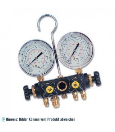 4-Wege Monteurhilfe mit Druckmesser Ø80 Klasse 1 "Pulse-Free" WIGAM W4PF80/A4/5/K1