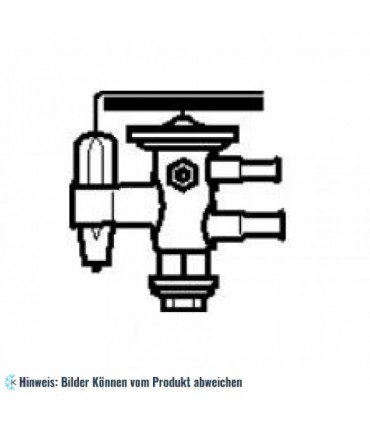 Thermostatisches Expansionsventil DANFOSS - TUAE, R134, ohne MOP, ohne Düse