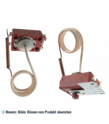 Thermosicherung EIKA, 99°C, Röhre, Rezeptor 6x0,65mm, NT,Fühler 450mm, Halter