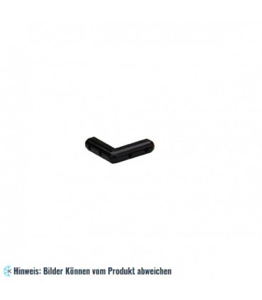 Stoßecke Vinyl - rechte Ecke - schwarz