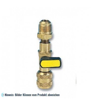 Kugelventil 1/4"SAE weiblich x 3/8SAE männlich WIGAM 121 RG4-6