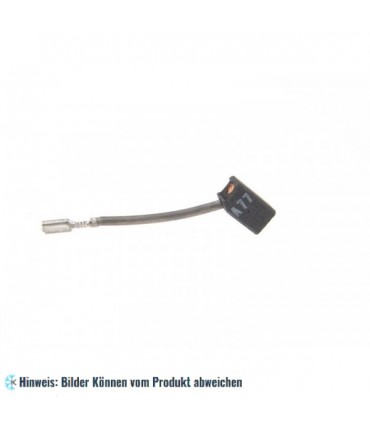 Motorkohlen mit Litze und Steckverbinder,einzeln B&D 6,3 x 8 x 13,5 mm, Schle