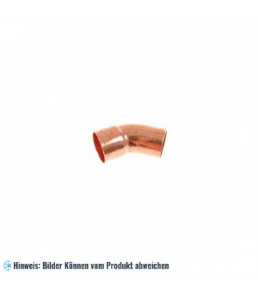 Kupferbogen 45° a/i 35 mm, 5040