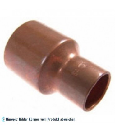 Kupfer Reduziernippel a/i 28 - 18 mm, 5243