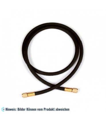 Füllschlauch "HD" 90cm schwarz 3/8" SAE, Anschlüsse gerade x gerade WIGAM HDSS/6-6/36