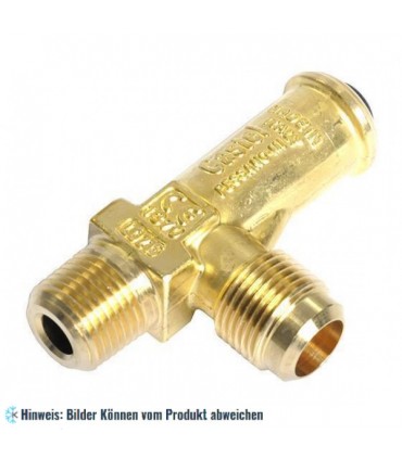 Sicherheitsventil CASTEL 3060/34C150, 3/8" NPT - 1/2" SAE, 15 bar