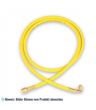 Füllschlauch "GY" 90cm, Anschlüsse gerade x 90° WIGAM GYSL/4-4/36