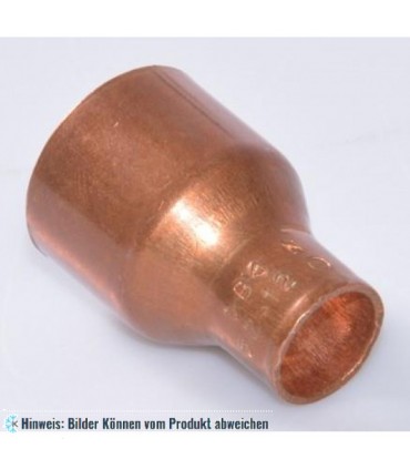 Kupfer Reduziermuffe i/i 22 - 12 mm, 5240