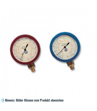 Ersatz Manometer Ø60, Ölfüllung, Klasse 1, radialer Anschluss - Blondelle WIGAM BL60/20R1/A4/K1