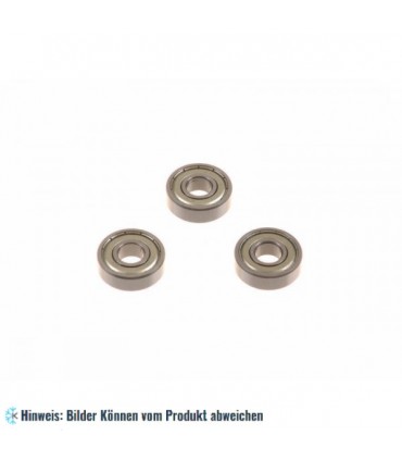 Kugellager, mit einseitiger, schleifender Gummidichtung 6001 ZZ (12 x 28 x 8 mm)