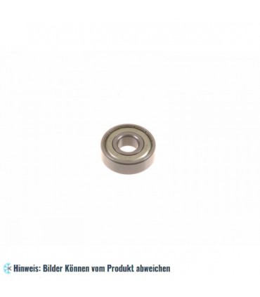 Kugellager, mit einseitiger Blechdeckscheibe mit Spaltdichtung 6201 ZZ (12 x