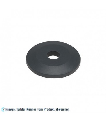 Graue runde Stoßstange - D 25 mm