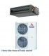 Klimaanlage Set Mitsubishi Heavy Kanalgerät FD Hyperinverter FDU 100 VF / FDC 100 VNX, 2,68/3,02 kW