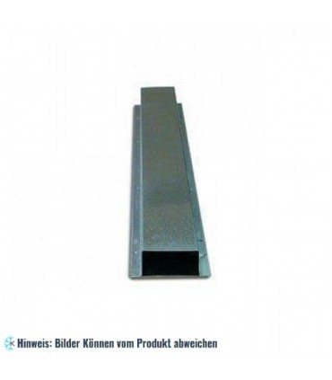 Flachkanal mit Befestigungsleiste 220x1000mm Wohnraumlüftung Flachkanäle