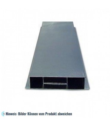 Flachkanal verstärkt mit Befestigungsleiste 180x1000mm Wohnraumlüftung