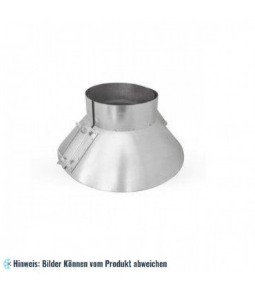 Regenkragen Wetterschutz Rosette für Rohr NW100 - 355