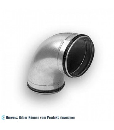 Bogen Winkel 90° NW 125 mit Lippendichtung