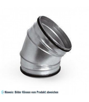 Bogen Winkel 45° NW 300 mit Lippendichtung