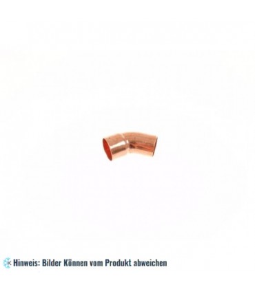 Kupferbogen 45° a/i 18 mm, 5040