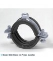 Rohrschelle zweischraubig ohne Schallschutz M8/M10 81-86 mm